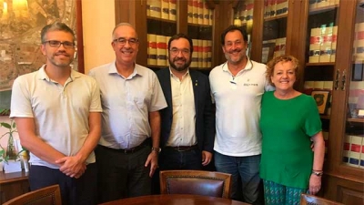 Visita del Delegat Territorial del Govern de la Generalitat a Barcelona