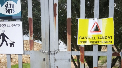 L'Ajuntament no es farà responsable d'accidents de persones que entrin al castell