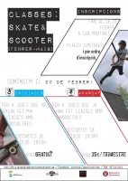 Cartell de l'activitat de skate i scooter